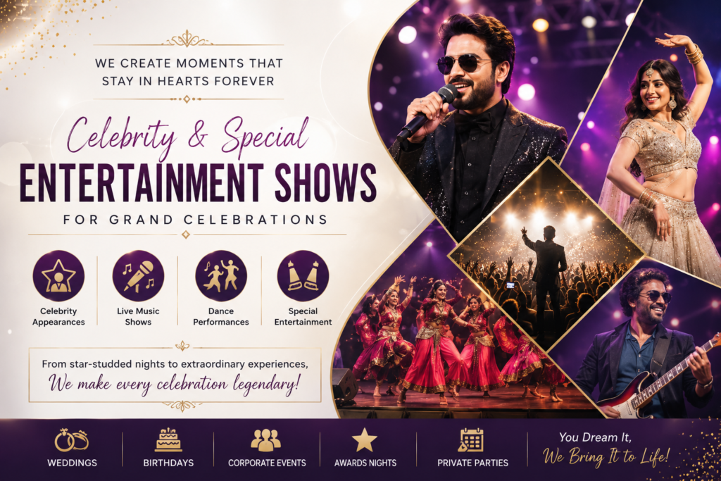 Celebrity Entertainment Shows _ Event Organisers in Hyderabad