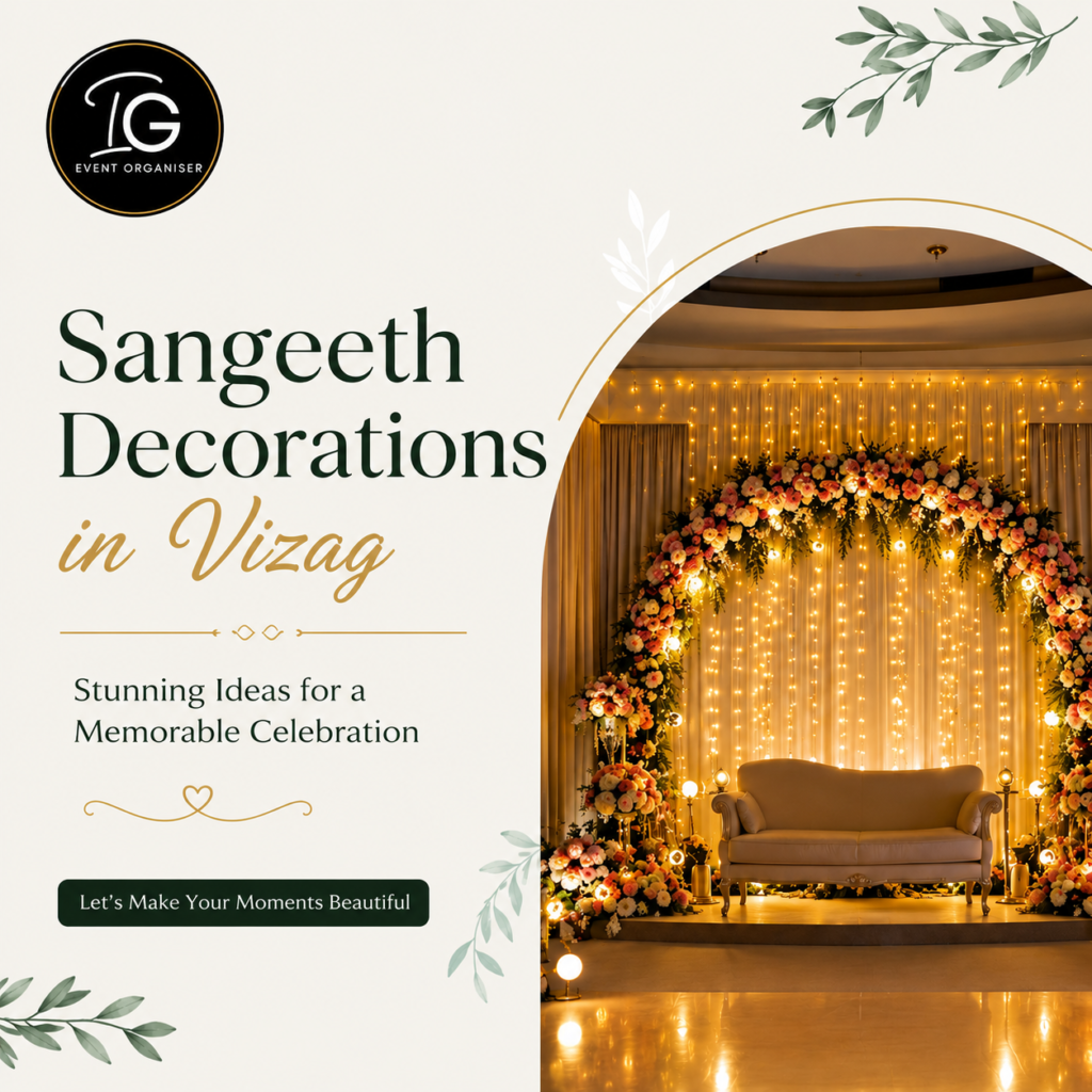 Sangeeth decoration in vizag