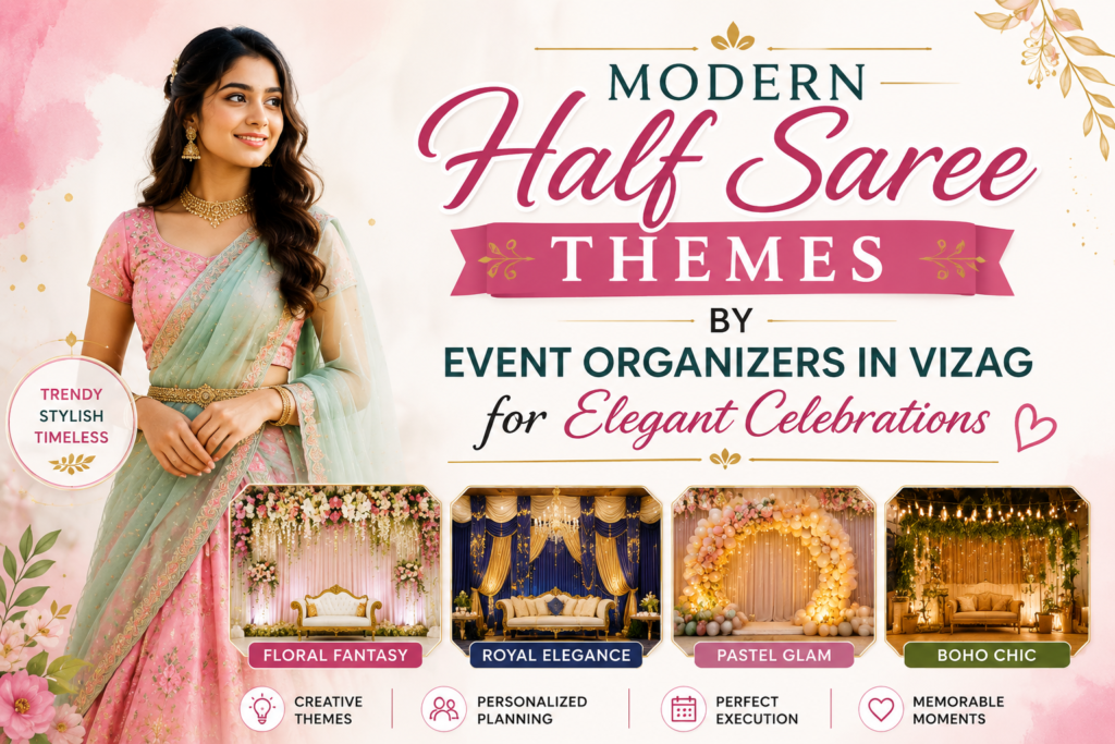 Modern Half Saree Event