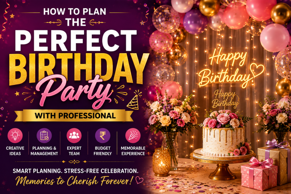 Perfect Birthday Party Celebration With Professional Event Organisers