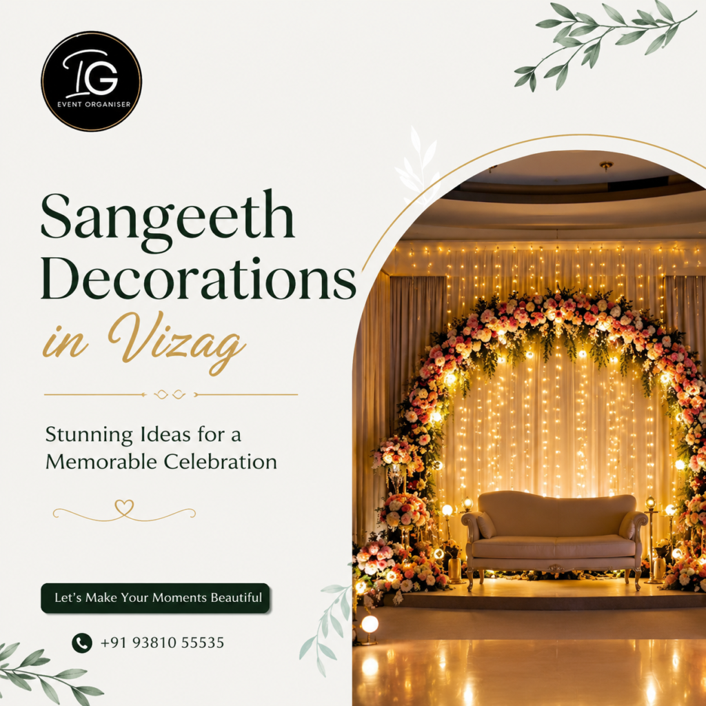 best sangeeth decoration in vizag