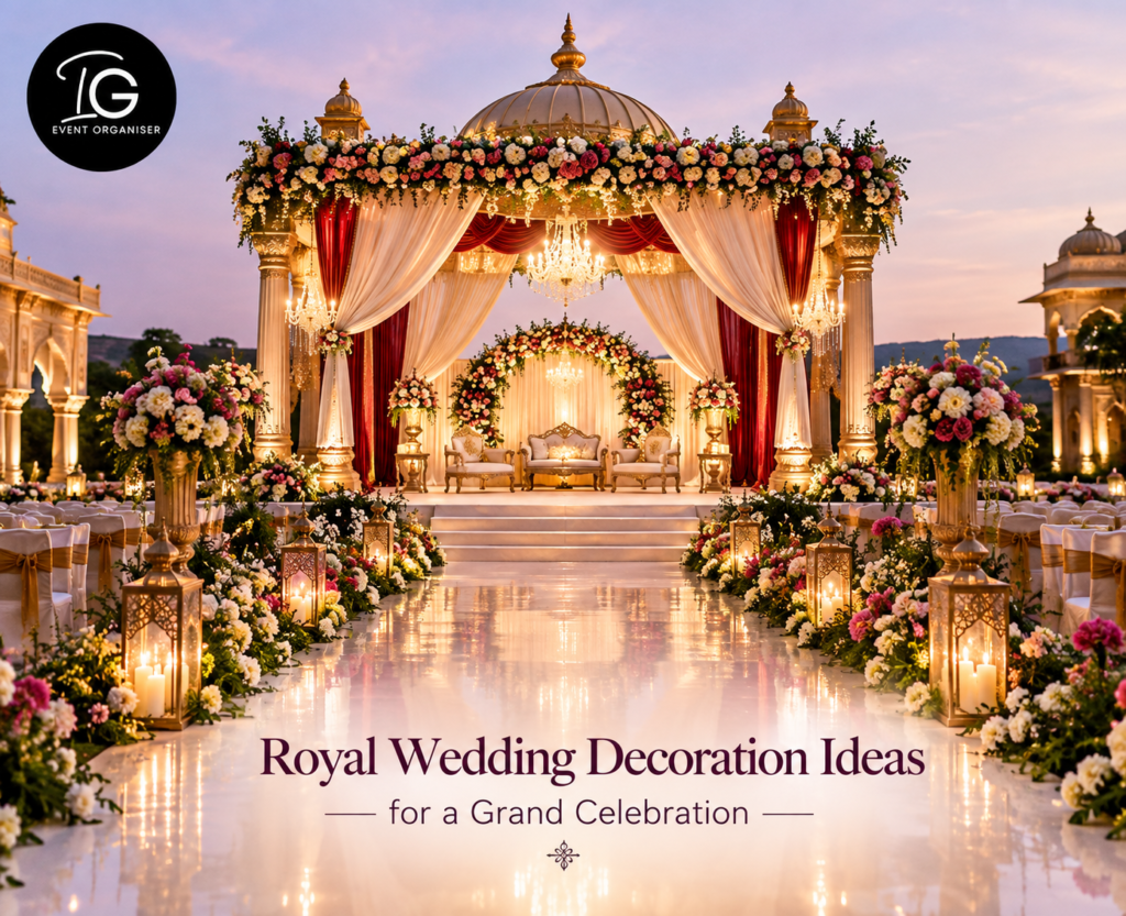 Royal wedding decoration ideas