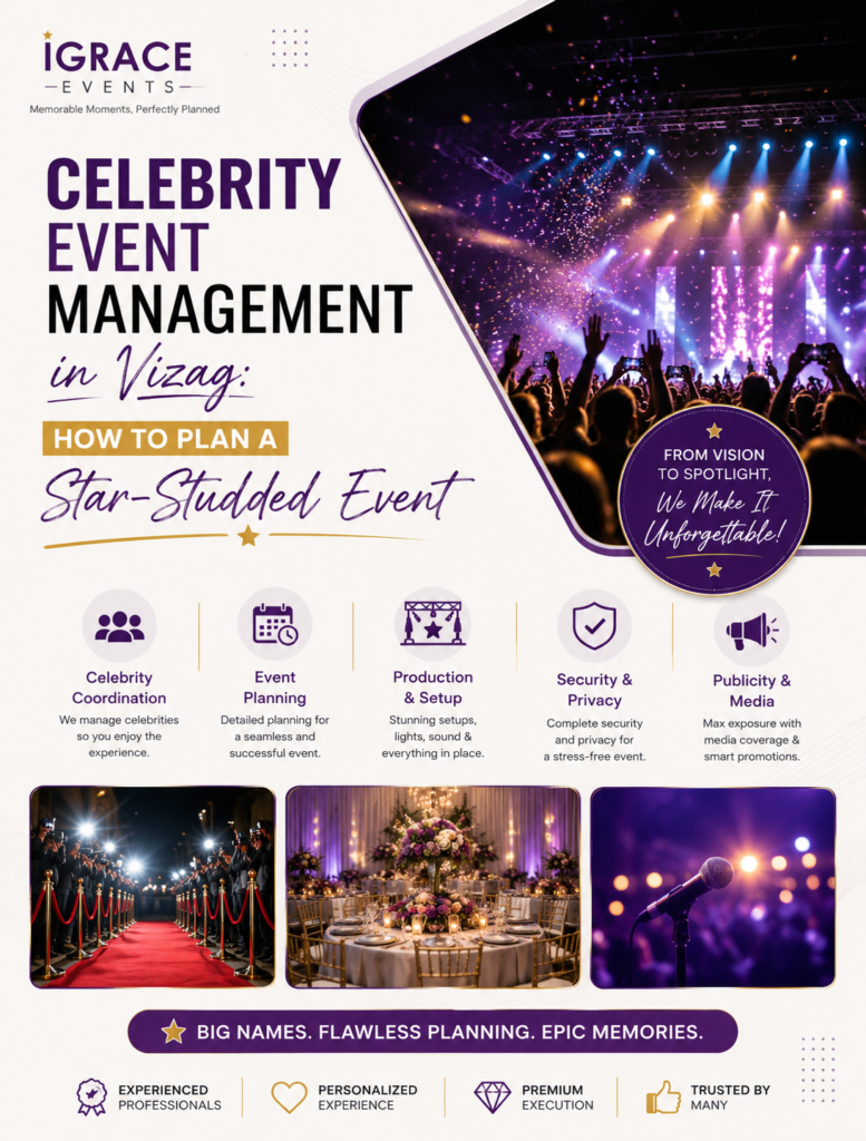 celebrity event management in vizag