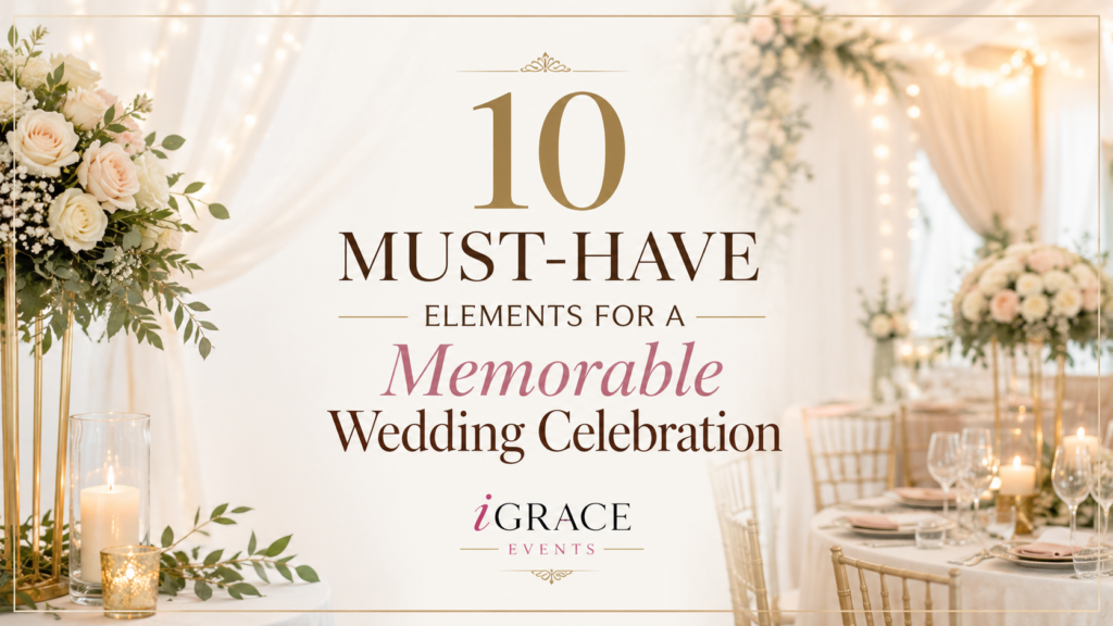 a Memorable Wedding Celebration
