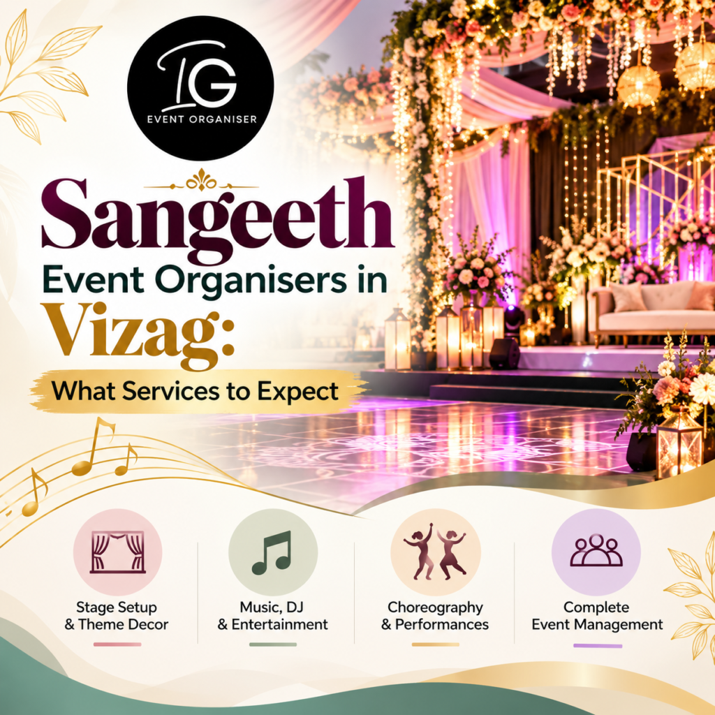 Sangeeth event organaization in vizag