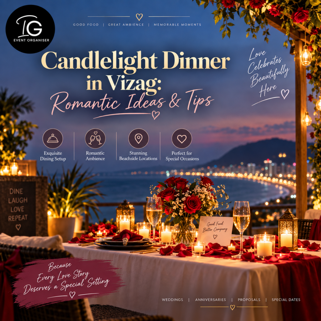 Candle light dinner in vizag