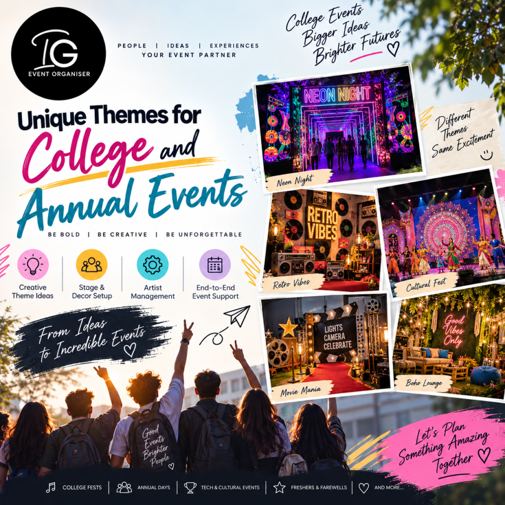 Best unique themes for college and annual events