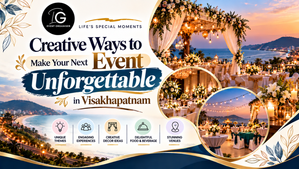Creative Coastal Event Showcase by Event Management in Vizag