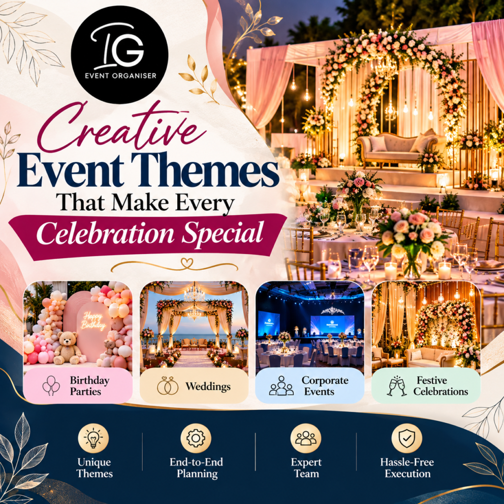 Creative Event Themes Celebration Poster