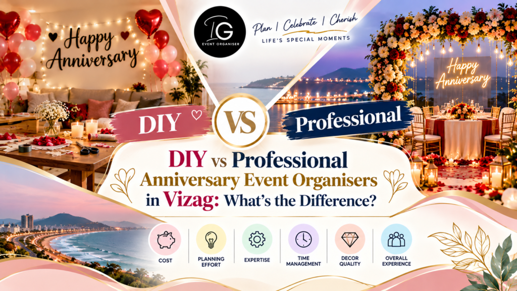 DIY vs Professional Anniversary Events Organisers in Vizag