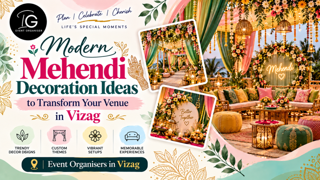 Modern Mehendi Magic in Vizag - Event Organisers in Vizag