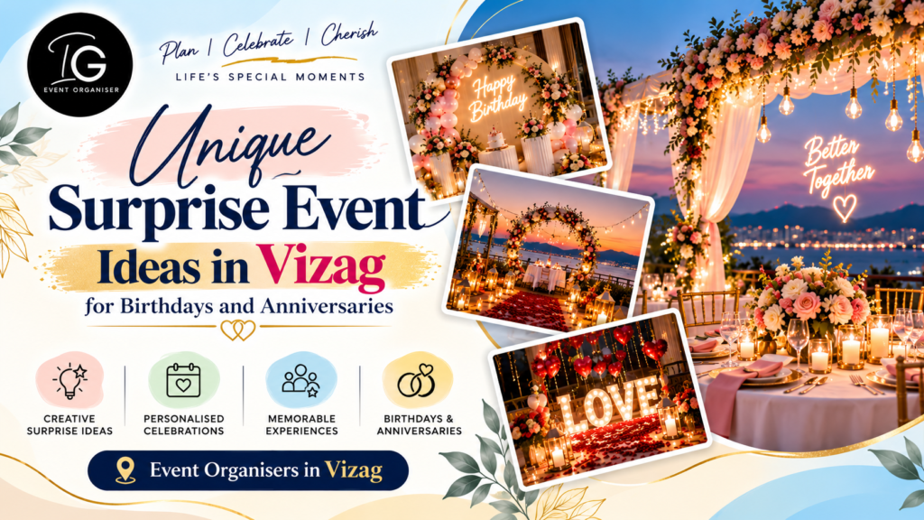 Unique Surprise Events in Vizag with Event Organisers in Vizag